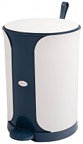 Контейнер для мусора Sтилъ с педалью 7 л синий 7 синий в Серпухове