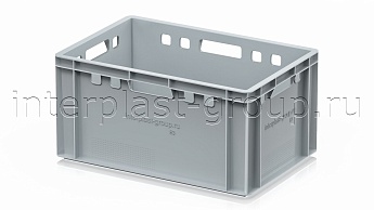 Ящик для мяса и колбасных изделий Е-3 серый в Серпухове Ящик для мяса и колбасных изделий Е-3 серый в Серпухове