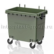 Мусорный контейнер 770 л зеленый без крышки 770 зеленый в Серпухове Мусорный контейнер 770 л зеленый без крышки 770 зеленый в Серпухове