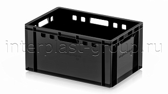 Ящик для мяса и колбасных изделий Е-3 черный в Серпухове Ящик для мяса и колбасных изделий Е-3 черный в Серпухове