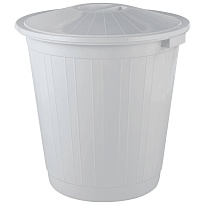 Мусорный бак с крышкой 80 л серый 80 серый в Серпухове Мусорный бак с крышкой 80 л серый 80 серый в Серпухове