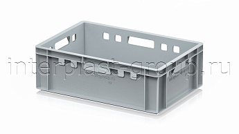 Ящик для мяса и колбасных изделий Е-2 серый в Серпухове Ящик для мяса и колбасных изделий Е-2 серый в Серпухове