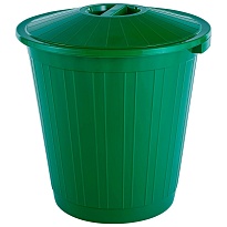 Мусорный бак с крышкой 80 л зеленый 80 зеленый в Серпухове Мусорный бак с крышкой 80 л зеленый 80 зеленый в Серпухове