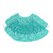 Бахилы бирюзовые 2000 шт (1000 пар), 16 мкм, однослойные, с одной резинкой, Эконом в Серпухове Бахилы бирюзовые 2000 шт (1000 пар), 16 мкм, однослойные, с одной резинкой, Эконом в Серпухове