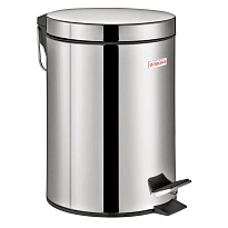 Ведро-контейнер для мусора (урна) с педалью LAIMA Classic, 3 л, со съемным внутренним ведром в Серпухове