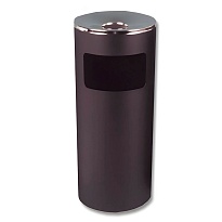 Урна металлическая с пепельницей, Титан, 29 л, черная, оцинкованная сталь в Серпухове Урна металлическая с пепельницей, Титан, 29 л, черная, оцинкованная сталь в Серпухове