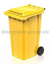 Контейнер для мусора 240 л желтый облегченный 240 желтый в Серпухове