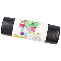 Мешки для мусора 220 л, черные, в рулоне 10 шт., ПВД, 29 мкм, 1100х830 мм, Концепция Быта ЭкоДом, 604924 в Серпухове Мешки для мусора 220 л, черные, в рулоне 10 шт., ПВД, 29 мкм, 1100х830 мм, Концепция Быта ЭкоДом, 604924 в Серпухове