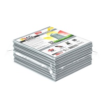 Мешки для мусора 160 л, светло-серые, в пачке 10 шт., ПВД, 40 мкм, 900х1100 мм, i-Bag в Серпухове